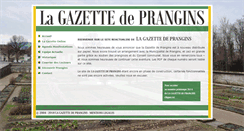 Desktop Screenshot of gazettedeprangins.net